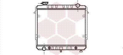 Van Wezel 21002003 - Радиатор, охлаждение двигателя autosila-amz.com