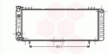 Van Wezel 21002002 - Радиатор, охлаждение двигателя autosila-amz.com