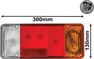 Van Wezel 2810926 - Задний фонарь autosila-amz.com