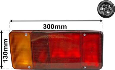 Van Wezel 2813925 - Задний фонарь autosila-amz.com