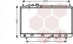 Van Wezel 27002167 - Радиатор, охлаждение двигателя autosila-amz.com