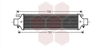 Van Wezel 73004093 - Интеркулер, теплообменник турбины autosila-amz.com