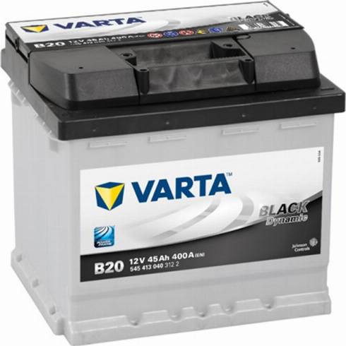 Varta 545413040 - Аккумуляторная батарея Black Dynamic (12V 45Ah 400A B13) autosila-amz.com