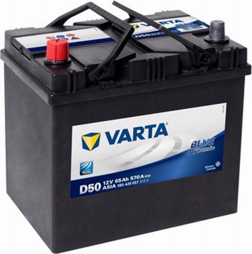 Varta 565420057 - Стартерная аккумуляторная батарея, АКБ autosila-amz.com