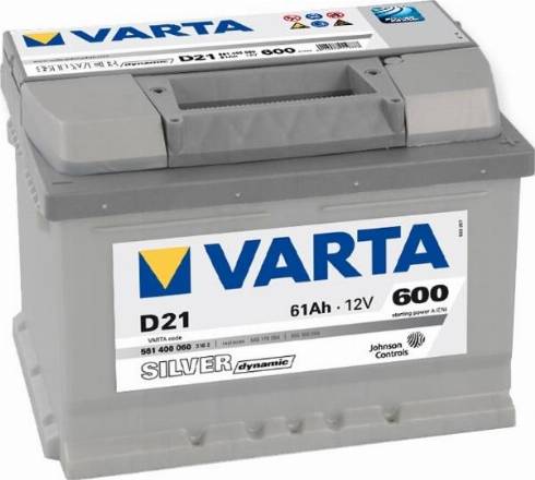 Varta 561400060 - аккумуляторная батарея! SILVER DYNAMIC 19.5/17.9 евро 61Ah 600A 242/175/175\ autosila-amz.com