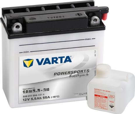 Varta 506011004A514 - Стартерная аккумуляторная батарея, АКБ autosila-amz.com