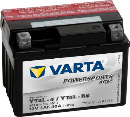 Varta 503014003A514 - аккумуляторная батарея евро autosila-amz.com