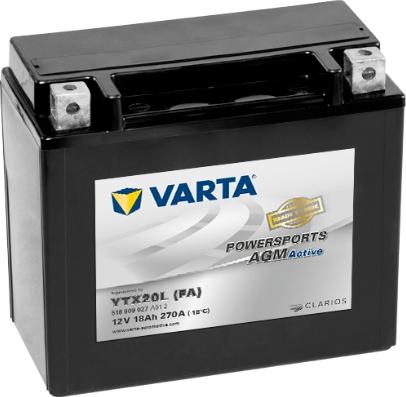 Varta 518909027I312 - Стартерная аккумуляторная батарея, АКБ autosila-amz.com