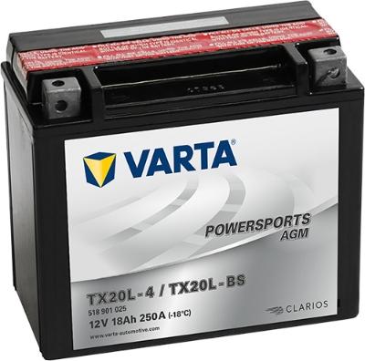 Varta 518901025I314 - Стартерная аккумуляторная батарея autosila-amz.com