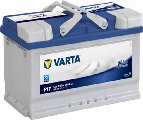 Varta 580406074 - Стартерная аккумуляторная батарея, АКБ autosila-amz.com