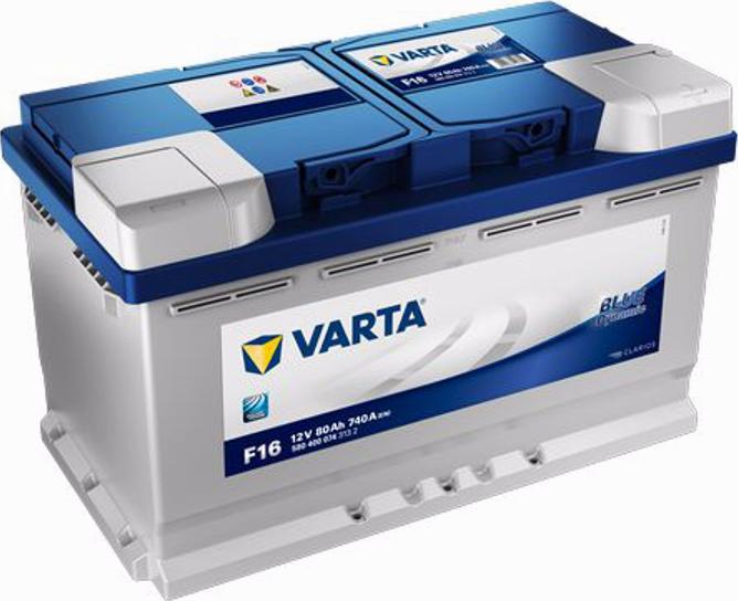 Varta 580400074 - Стартерная аккумуляторная батарея, АКБ autosila-amz.com