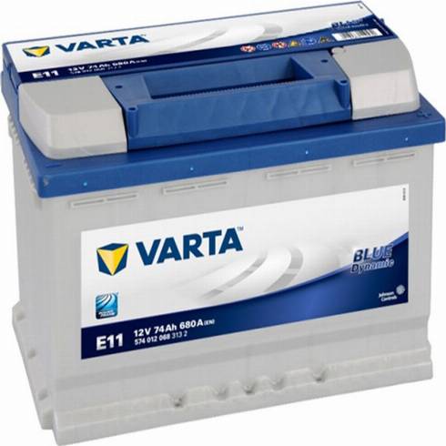 Varta 574012068 - Стартерная аккумуляторная батарея, АКБ autosila-amz.com