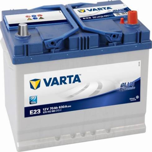 Varta 570412063 - Стартерная аккумуляторная батарея, АКБ autosila-amz.com