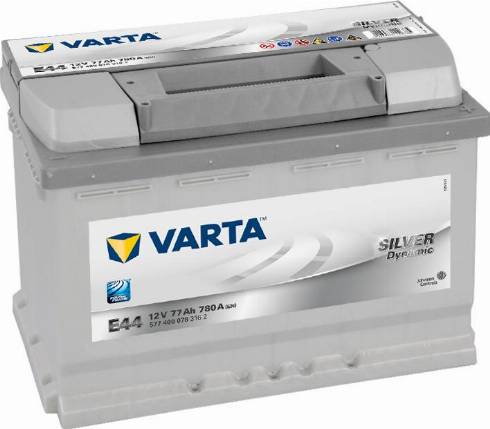 Varta 577400078 - Стартерная аккумуляторная батарея, АКБ autosila-amz.com