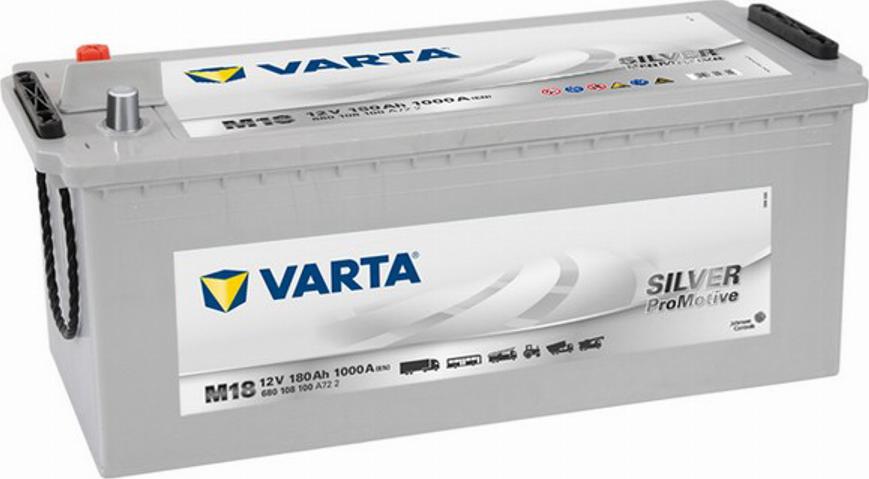 Varta 680 108 100 - Стартерная аккумуляторная батарея, АКБ autosila-amz.com