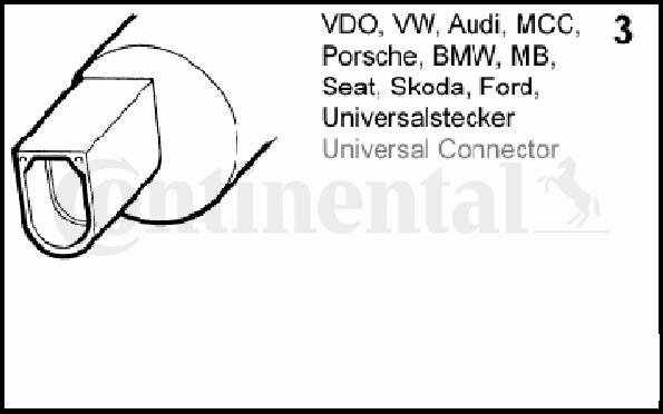 VDO 246-083-002-022Z - Насос эл. омывателя лоб.стекла Audi/MB/VW 96-> универсал autosila-amz.com