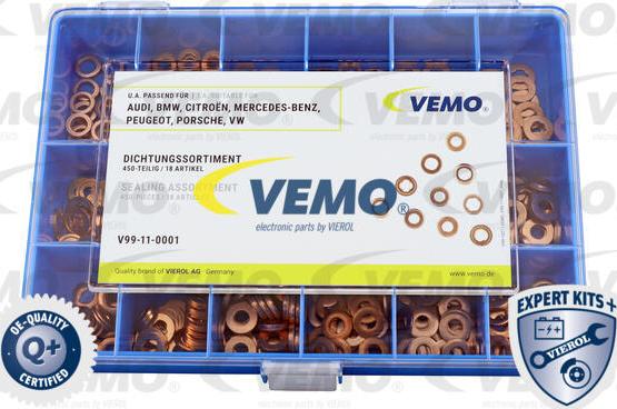 Vemo V99-11-0001 - Комплект прокладок, форсунка autosila-amz.com