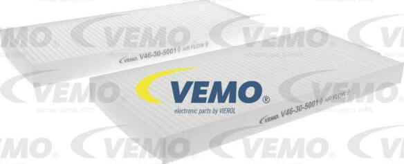 Vemo V46-30-5001 - Фильтр воздуха в салоне autosila-amz.com