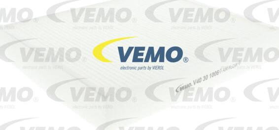 Vemo V40-30-1006 - Фильтр воздуха в салоне autosila-amz.com