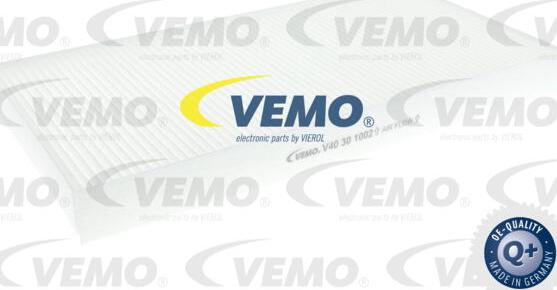 Vemo V40-30-1002 - Фильтр воздуха в салоне autosila-amz.com