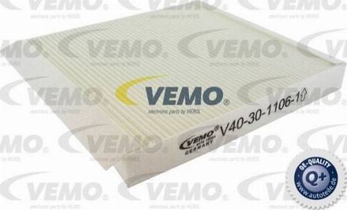 Vemo V40-30-1106-1 - Фильтр воздуха в салоне autosila-amz.com