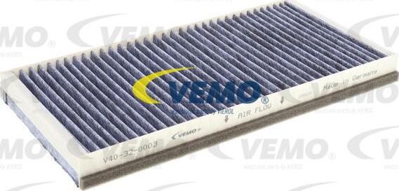 Vemo V40-32-0003 - Фильтр воздуха в салоне autosila-amz.com