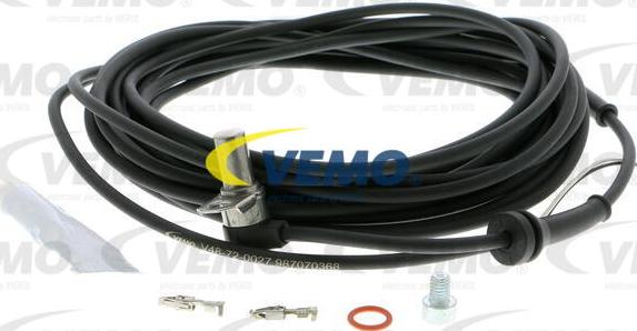 Vemo V48-72-0027 - Датчик ABS, частота вращения колеса autosila-amz.com