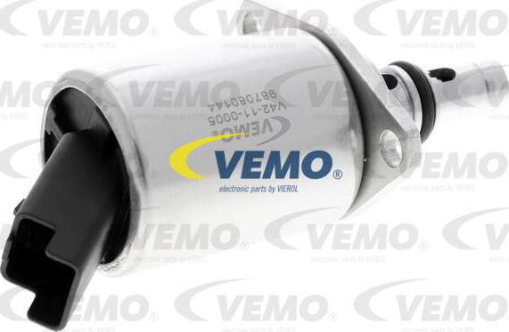 Vemo V42-11-0005 - Регулирующий клапан, количество топлива (Common-Rail-System) autosila-amz.com