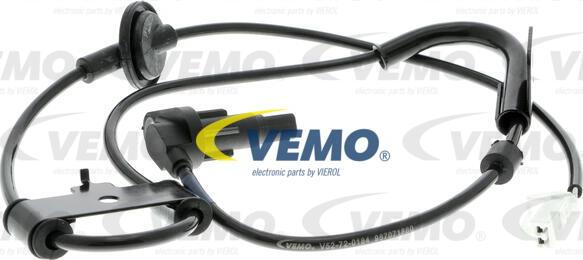 Vemo V52-72-0184 - Датчик ABS, частота вращения колеса autosila-amz.com