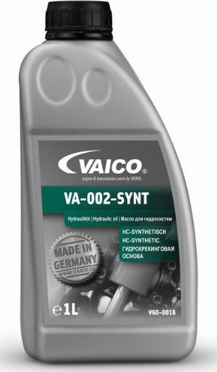 Vemo V60-0018 - жидкость гидравлическая для ГУР зелёная синт. 1L autosila-amz.com