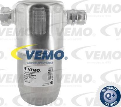 Vemo V10-06-0005 - Осушитель, кондиционер autosila-amz.com