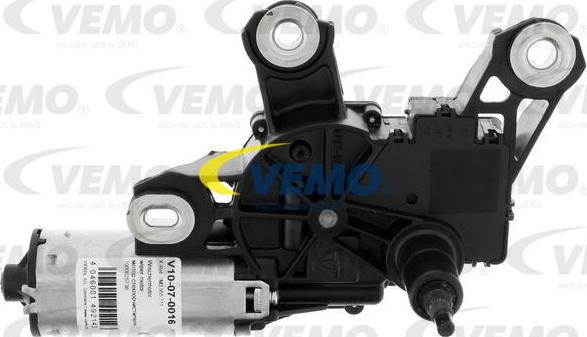 Vemo V10-07-0016 - Двигатель стеклоочистителя autosila-amz.com