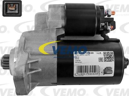 Vemo V10-12-17830 - Стартер autosila-amz.com