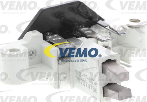 Vemo V10-77-0016 - Регулятор напряжения, генератор autosila-amz.com