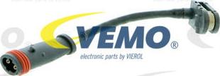 Vemo V30-72-0598 - Сигнализатор, износ тормозных колодок autosila-amz.com