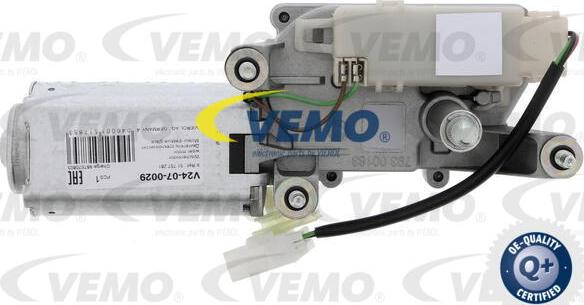 Vemo V24-07-0029 - Двигатель стеклоочистителя autosila-amz.com