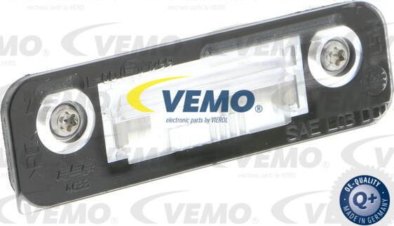 Vemo V25-84-0001 - Фонарь освещения номерного знака autosila-amz.com