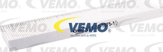 Vemo V25-30-1075-1 - Фильтр воздуха в салоне autosila-amz.com