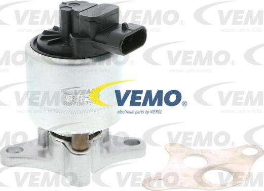 Vemo V22-63-0009 - Клапан возврата ОГ autosila-amz.com