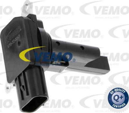 Vemo V70-72-0243 - Датчик потока, массы воздуха autosila-amz.com