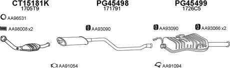 Veneporte 450068 - Система выпуска ОГ autosila-amz.com