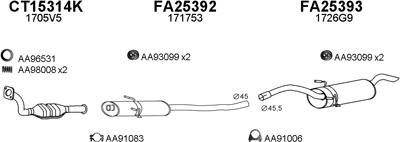 Veneporte 450170 - Система выпуска ОГ autosila-amz.com