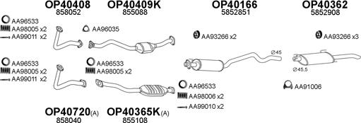 Veneporte 400495 - Система выпуска ОГ autosila-amz.com