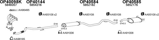 Veneporte 400561 - Система выпуска ОГ autosila-amz.com