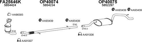 Veneporte 400512 - Система выпуска ОГ autosila-amz.com