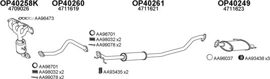 Veneporte 400609 - Система выпуска ОГ autosila-amz.com