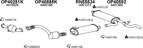 Veneporte 400619 - Система выпуска ОГ autosila-amz.com