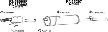 Veneporte 400636 - Система выпуска ОГ autosila-amz.com