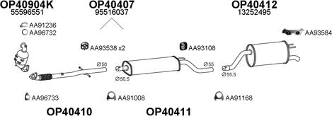 Veneporte 400674 - Система выпуска ОГ autosila-amz.com