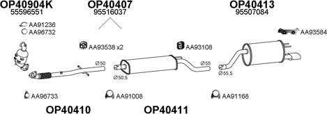 Veneporte 400675 - Система выпуска ОГ autosila-amz.com